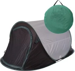 JEMIDI Tweepersoons Pop-up Tent - Opgooitent, Werptent Voor 2 Personen - Ideaal Als Festivaltent Of Kampeertent - Verschillende Kleuren -Kampeeruitrusting 1200x1139