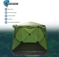 FisherPro WildLand Tent –comfortabele Vistent – Handige Strandtent – Compacte Festival Tent - Uitbreid Mogelijkheden Met Stormcover - Geschikt Voor 2 Personen 9 FisherPro WildLand Tent –comfortabele Vistent – Handige Strandtent – Compacte Festival Tent - Uitbreid Mogelijkheden Met Stormcover - Geschikt Voor 2 Personen -Kampeeruitrusting 1200x1164 1