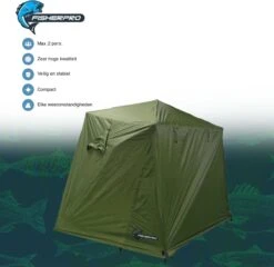 FisherPro Karpertent Met Stormcover – Vistent – Tent - Bescherming Tegen Zon En Wind – 100% Waterdichte Stormhoes – Met Handige Meeneemtas – Ook Geschikt Als Strandtent Of Festivaltent – Extra Veiligheid En Warmte Door Stormcover 31 FisherPro Karpertent Met Stormcover – Vistent – Tent - Bescherming Tegen Zon En Wind – 100% Waterdichte Stormhoes – Met Handige Meeneemtas – Ook Geschikt Als Strandtent Of Festivaltent – Extra Veiligheid En Warmte Door Stormcover -Kampeeruitrusting 1200x1164 2