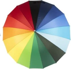 Biggdesign Moods Up Regenboog Paraplu - Windbestendig - Lichte Design - Voor Heren En Dames - Ø110 Cm -Kampeeruitrusting 1200x1164 4