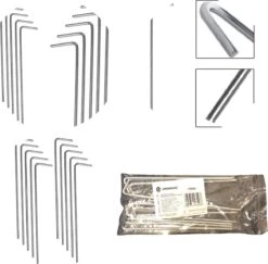 Springos Tentharingen | Haringen | Grondpennen | Staal | 10 Stuks -Kampeeruitrusting 1200x1182 7