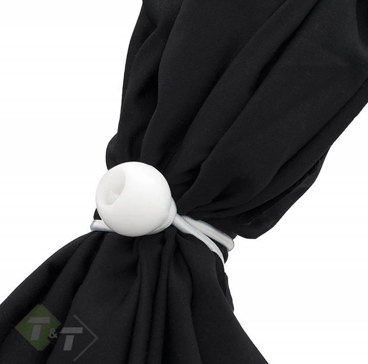 Elastiek Met Bal Wit - 12 Delig - Spanelastiek - 17cm - Benson 2 Elastiek Met Bal Wit - 12 Delig - Spanelastiek - 17cm - Benson - Afbeelding 2