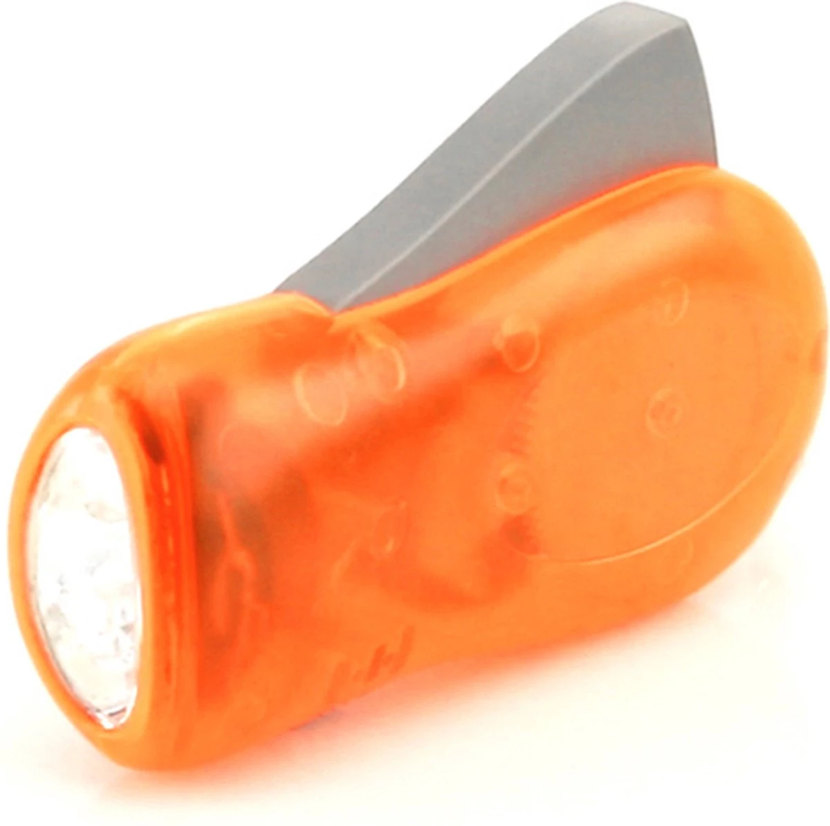 Zaklamp - Knijpkat - Dynamo - Oplaadbaar - Led Zaklamp - Handmatig - Oranje 2 Zaklamp - Knijpkat - Dynamo - Oplaadbaar - Led Zaklamp - Handmatig - Oranje - Afbeelding 2