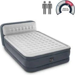 Intex 64448 - Queen Deluxe Ultra-Plush Zelfopblazend 2-persoons Luchtbed Met Hoofdboord (203x152x46cm) 28 Intex 64448 - Queen Deluxe Ultra-Plush Zelfopblazend 2-persoons Luchtbed Met Hoofdboord (203x152x46cm) -Kampeeruitrusting 1200x1196 16