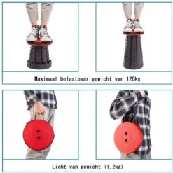 Kampeerkruk - Uitschuifbare Kruk - Rood/Zwart- Tot 120 Kg - Travel Stool - Opvouwbare Campingkruk - Inklapbaar Krukje - Telescopische Kruk - Camping - Outdoor 12 Kampeerkruk - Uitschuifbare Kruk - Rood/Zwart- Tot 120 Kg - Travel Stool - Opvouwbare Campingkruk - Inklapbaar Krukje - Telescopische Kruk - Camping - Outdoor -Kampeeruitrusting 1200x1198 7