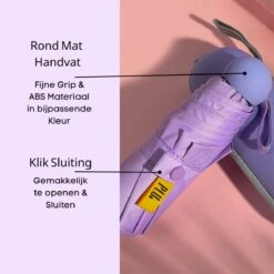 PLU - Paraplu - Opvouwbaar - Inklapbaar - Met Luxe Beschermhoes - Met Reisetui - Windproof - Fashionable - Lichtgewicht - Paars 12 PLU - Paraplu - Opvouwbaar - Inklapbaar - Met Luxe Beschermhoes - Met Reisetui - Windproof - Fashionable - Lichtgewicht - Paars -Kampeeruitrusting 1200x1200 1015