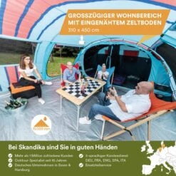 Skandika Gotland Tunneltent Voor 6 Personen, Grote Familietent In Racing-design, Ingenaaide Tentbodem, Waterdicht, 5000 Mm Waterkolom, Slaapcabine Met Scheidingswand, Muggennet (let Op, Komt Met Kleurfouten) 13 Skandika Gotland Tunneltent Voor 6 Personen, Grote Familietent In Racing-design, Ingenaaide Tentbodem, Waterdicht, 5000 Mm Waterkolom, Slaapcabine Met Scheidingswand, Muggennet (let Op, Komt Met Kleurfouten) -Kampeeruitrusting 1200x1200 103