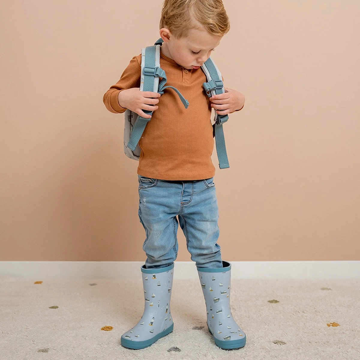 Little Dutch Regenlaars - Sailors Bay - Kinderregenlaarzen - Blauw - Mt 24/25 7 Little Dutch Regenlaars - Sailors Bay - Kinderregenlaarzen - Blauw - Mt 24/25 - Afbeelding 7