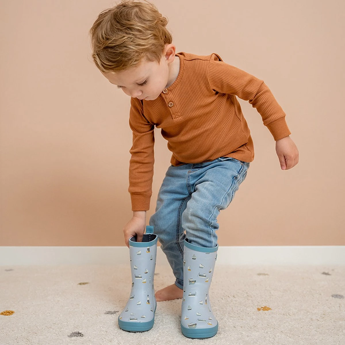 Little Dutch Regenlaars - Sailors Bay - Kinderregenlaarzen - Blauw - Mt 24/25 9 Little Dutch Regenlaars - Sailors Bay - Kinderregenlaarzen - Blauw - Mt 24/25 - Afbeelding 9