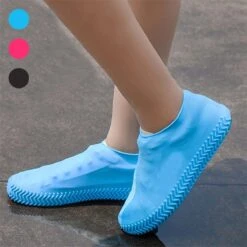 Merkloos Siliconen Regen Overschoenen - Schoencover - Zwart - Maat: 38/39 -Kampeeruitrusting 1200x1200 1078