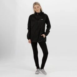 Regatta Pack-It II Regenjas - Maat 44 - Vrouwen - Zwart -Kampeeruitrusting 1200x1200 1082