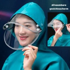 Simple Lifestyle® Universeel Regenjas Bromfiets Hoes Scooter Regenponcho Beenkleed - Zwart -Kampeeruitrusting 1200x1200 1172