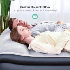 Sable Luxe Queen Size 2 Persoons Luchtmatras Met Ingebouwd Kussen, Opblaasbaar Luchtbed Met Ingebouwde Elektrische Pomp Voor Kamperen, Reizen Of Overnachtende Gasten Of Festival 13 Sable Luxe Queen Size 2 Persoons Luchtmatras Met Ingebouwd Kussen, Opblaasbaar Luchtbed Met Ingebouwde Elektrische Pomp Voor Kamperen, Reizen Of Overnachtende Gasten Of Festival -Kampeeruitrusting 1200x1200 1199