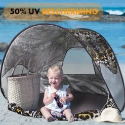 Deryan Luxe Pop Up Strandtent - Anti-UV 50+ - Zoo -Kampeeruitrusting 1200x1200 120