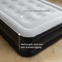 BluMill Eenpersoons Luchtbed - Met Ingebouwde Pomp - Luchtbed Zelfopblazend - Incl. Draagtas - 191x99x36 Cm -Kampeeruitrusting 1200x1200 1228