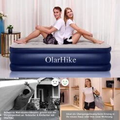 OlarHike Queen Size Luchtmatras Met Geïntegreerde Elektrische Pomp, Zelfopblazend Luchtbed, Voor 2 Personen, Premium Gastenbed, Opblaasbaar Matras Voor Camping Of Thuisgebruik, 203 X 152 X 46 Cm 10 OlarHike Queen Size Luchtmatras Met Geïntegreerde Elektrische Pomp, Zelfopblazend Luchtbed, Voor 2 Personen, Premium Gastenbed, Opblaasbaar Matras Voor Camping Of Thuisgebruik, 203 X 152 X 46 Cm -Kampeeruitrusting 1200x1200 1317