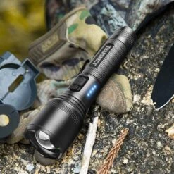 Zaklamp LED Oplaadbaar - 2000 Lumen - Inclusief 18650 En Batterijen Kabel - USB Oplaadbaar - Waterdicht - Voor Camping, Fishing, Emergency 11 Zaklamp LED Oplaadbaar - 2000 Lumen - Inclusief 18650 En Batterijen Kabel - USB Oplaadbaar - Waterdicht - Voor Camping, Fishing, Emergency -Kampeeruitrusting 1200x1200 1340