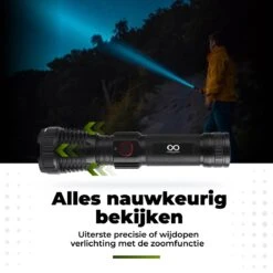 Unlimited Products Militaire Zaklamp LED Oplaadbaar - 2000 Lumen - IP68 Waterdicht - Hard Case Opbergdoos -Kampeeruitrusting 1200x1200 1365