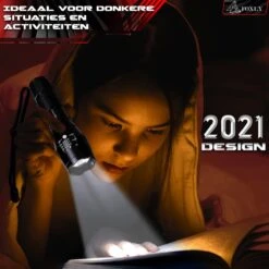 FOXLY 2 X Militaire LED Zaklamp (inclusief Batterij En Oplader) - Waterproof - Schokbestendig - Opbergdoos - 2 Stuks -Kampeeruitrusting 1200x1200 1373