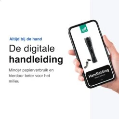 Vivid Green Militaire LED Zaklamp - Oplaadbaar - 2500 Lumen - 5000mAh - Zwart -Kampeeruitrusting 1200x1200 1387