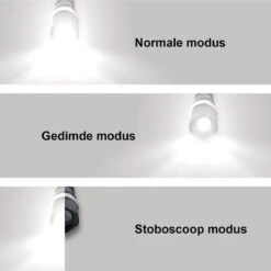 Zaklamp LED Oplaadbaar - Complete Set Met Lader En Autolader - Zoom En Stroboscoop Functies - Waterdicht -Kampeeruitrusting 1200x1200 1397