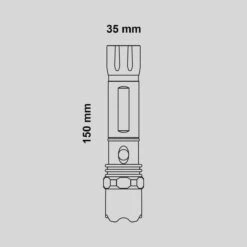 Zaklamp LED Oplaadbaar - Complete Set Met Lader En Autolader - Zoom En Stroboscoop Functies - Waterdicht -Kampeeruitrusting 1200x1200 1400