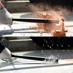 Merkloos Militaire Knuppel Zaklamp LED - 36 Cm - Anti-Inbraak - IPX6 Waterdicht - Zelfverdediging - Tactische Zaklamp - Survival Zaklamp -Kampeeruitrusting 1200x1200 1420