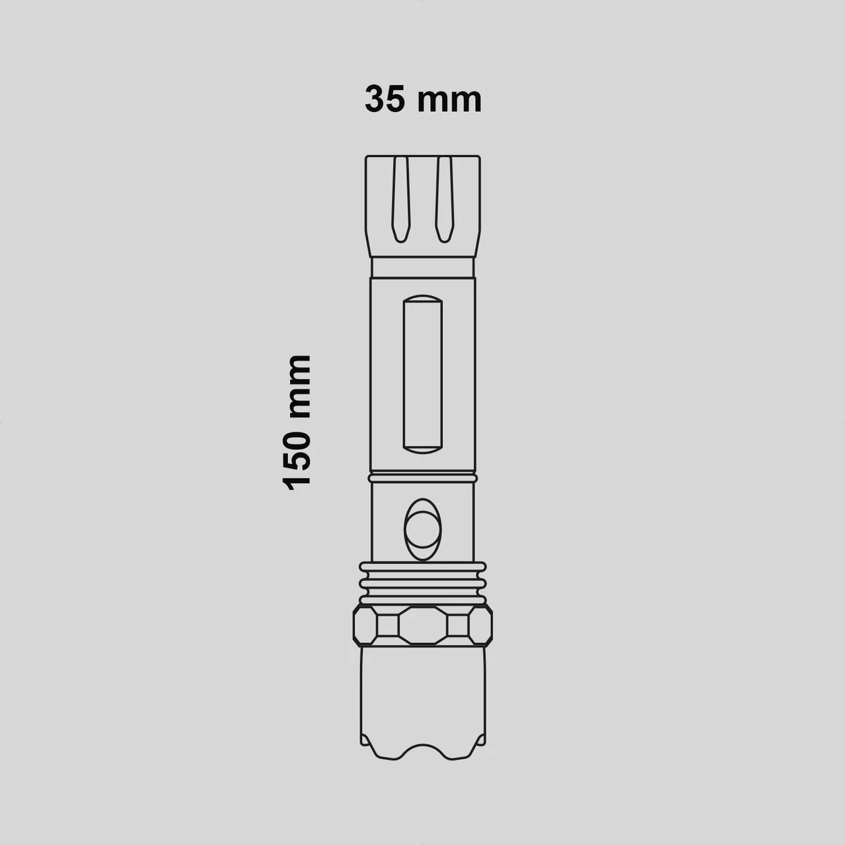 Zaklamp Set - Militaire Zaklamp LED - Zoom En Stroboscoop Functies - Waterdicht - 2 Stuks 7 Zaklamp Set - Militaire Zaklamp LED - Zoom En Stroboscoop Functies - Waterdicht - 2 Stuks - Afbeelding 7