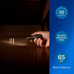 Philips Zaklamp - SFL1001P/10 - LED-zaklamp - Incl. 2 AA-Batterijen - 160 Lumen - Zwart - IPX4 Waterdicht - Draagbare Lamp 8 Philips Zaklamp - SFL1001P/10 - LED-zaklamp - Incl. 2 AA-Batterijen - 160 Lumen - Zwart - IPX4 Waterdicht - Draagbare Lamp -Kampeeruitrusting 1200x1200 1491