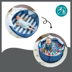 Babymoov Babyni Speelruimte & Extra Bedje Anti-UV FPS 50+ Marinière -Kampeeruitrusting 1200x1200 177