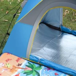 Fish Life Waterdichte Tent - Lichtgewicht Tent - Tent Voor 2-4 Personen - 200*200*140 Cm - Outdoor Camping Tent - Licht Blauw -Kampeeruitrusting 1200x1200 195