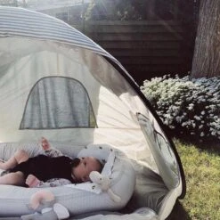 Deryan Luxe Pop Up Strandtent - Anti-UV 50+ - Cream -Kampeeruitrusting 1200x1200 219