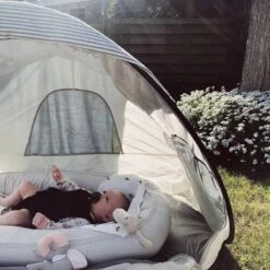 Deryan Luxe Pop Up Strandtent - Anti-UV 50+ - Cream -Kampeeruitrusting 1200x1200 221