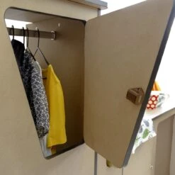 Camper Keuken MDF - Linkerkant EU - Inclusief Kledingstang + Wijnrek - Onbewerkt - Inbouw Kasten Inrichting Kampeerauto Caravan -Kampeeruitrusting 1200x1200 236