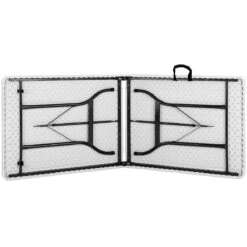 Casaria Tuintafel Opvouwbaar – Met Draaggreep 220x70 Cm – Wit -Kampeeruitrusting 1200x1200 262