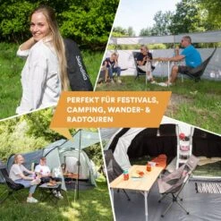 Skandika Campingstoel Compact – Campingstoelen - Campingstoel Tot 150 Kg Belastbaar - Kampeerstoel, Visstoel, Kleine Pakmaat, Opvouwbaar, Stabiel, Licht, Comfortabel Gepolsterd – Draagtas Meegeleverd - Vouwstoel – Zwart -Kampeeruitrusting 1200x1200 281