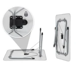 TecTake - Campingtafel - Inklapbaar, Afmetingen 80 X 60 X 68 Cm - 402173 -Kampeeruitrusting 1200x1200 331