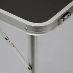 Aluminium Kampeertafel 120x60cm - Campingtafel Inklapbaar - 3-voudig Verstelbare Vouwtafel Antraciet -Kampeeruitrusting 1200x1200 341