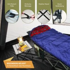 Skandika Ruka S Kleine Campingtafel – Campingtafels - Aluminium Campingtafel, Opvouwbaar, Zeer Licht, Eenvoudig Te Monteren, Stabiele Standaard - Opvouwtafel Voor Kamperen, Tenten Wandelen, Reizen, Thuis, Tuin – Tot Max. 20 Kg. - Grijs -Kampeeruitrusting 1200x1200 346
