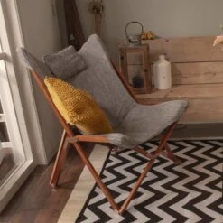 Bo-Camp - Urban Outdoor - Relaxstoel - Bloomsbury - L - Oxford Polyester - Grijs -Kampeeruitrusting 1200x1200 462