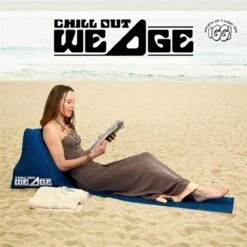 CKB LTD - Chill Out - Luchtbed - Campingstoel - Wedge Opblaasbare Ligstoel - Blauw Strandstoel 1 Persoons Volwassen Luchtbedden Kampeerstoel Vouwstoel Stoel Slaapmatje Slaapmatten Opvouwbaar Volwassenen Tuinstoel Opblaasstoel Kampeerstoelen Lucht -Kampeeruitrusting 1200x1200 551