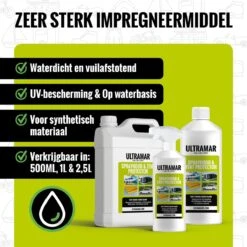 Ultramar - Sprayhood & Tent Protector 2,5L - Impregneermiddel Voor Bootkap, Tent, Cabriodak - Maakt Waterdicht En Geeft Extra Bescherming 9 Ultramar - Sprayhood & Tent Protector 2,5L - Impregneermiddel Voor Bootkap, Tent, Cabriodak - Maakt Waterdicht En Geeft Extra Bescherming -Kampeeruitrusting 1200x1200 652