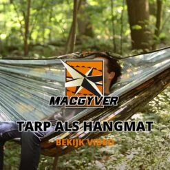 MacGyver® ‘3-in-1’ Tent | Tarp – Schaduwdoek – Hangmat | Strandtent | Outdoor-tent | Shelter | Vistent | 280 X 280 Cm | Camouflage | Waterdicht | Lichtgewicht -Kampeeruitrusting 1200x1200 703