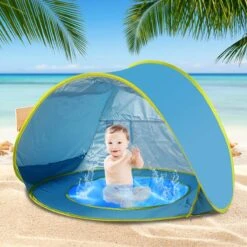 Seidon Strandtent Baby - Pop Up Tent - UV Bescherming - Baby En Kind - Waterdicht - Zwembadje - UV Bescherming -Kampeeruitrusting 1200x1200 767
