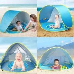 Seidon Strandtent Baby - Pop Up Tent - UV Bescherming - Baby En Kind - Waterdicht - Zwembadje - UV Bescherming -Kampeeruitrusting 1200x1200 768