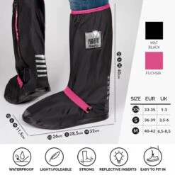 Perletti Overschoenen Reflecterend Pvc Zwart/roze Maat 36-39 9 Perletti Overschoenen Reflecterend Pvc Zwart/roze Maat 36-39 -Kampeeruitrusting 1200x1200 801