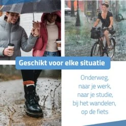 GOAT Outdoor® Stormparaplu - Paraplu - Opvouwbaar - Windproof Tot 100kmp/u - ⌀ 105 Cm - Paraplu - Zwart -Kampeeruitrusting 1200x1200 830