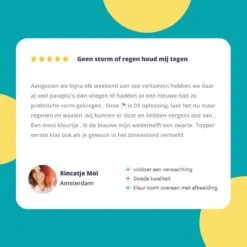 Paraplu - Stormparaplu - Opvouwbaar - Storm- En Regenbestendig - Automatisch Uitklapbaar - Zwart -Kampeeruitrusting 1200x1200 866