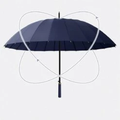 Merkloos Luxe Stormparaplu -Stormparaplu-24ribben-extra Sterk Paraplu-mooie Paraplu-windkracht 8 Paraplu -Kampeeruitrusting 1200x1200 943