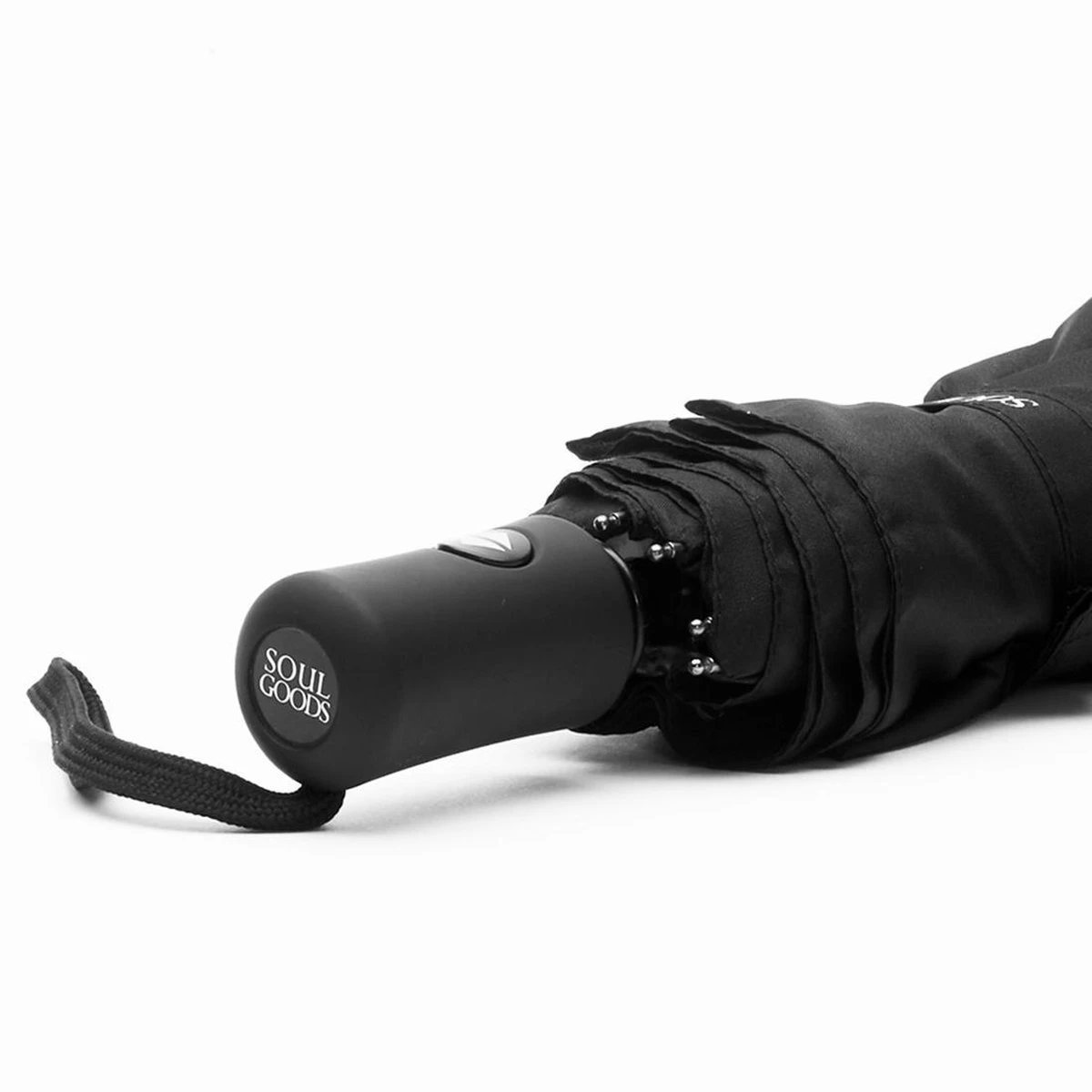 Stormparaplu Opvouwbaar - Stormparaplu Windproof Klein - Zwart - Extra Stevig 2 Stormparaplu Opvouwbaar - Stormparaplu Windproof Klein - Zwart - Extra Stevig - Afbeelding 2